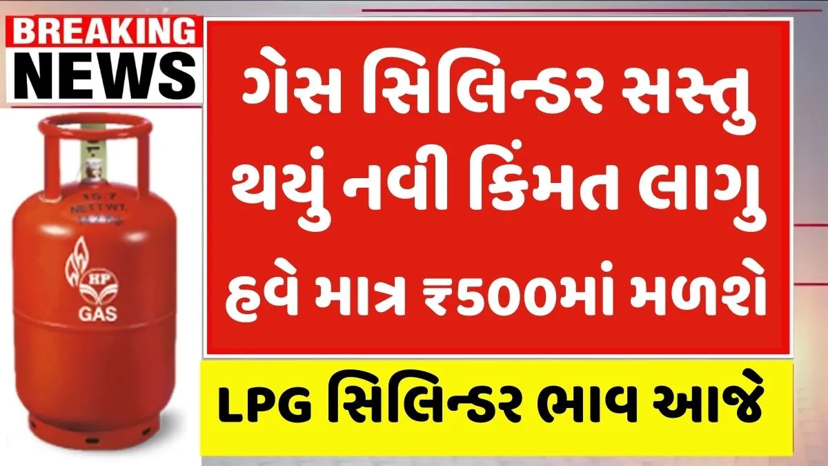 LPG Cylinder Price Today